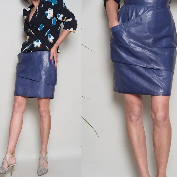 Vintage Versace leather skirt - Picture 6 of 6